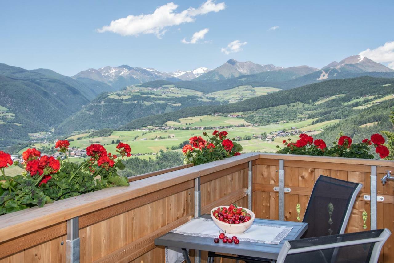 Forchnerhof Panorama- 3 Taeler Blick Rodengo Exterior foto